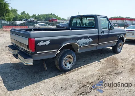 1992 Ford F150 from USA, damaged, VIN 1FTEF14NXNNB16610